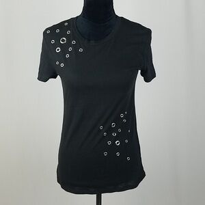3/$24 Rebellious One XS embellished T-shirt